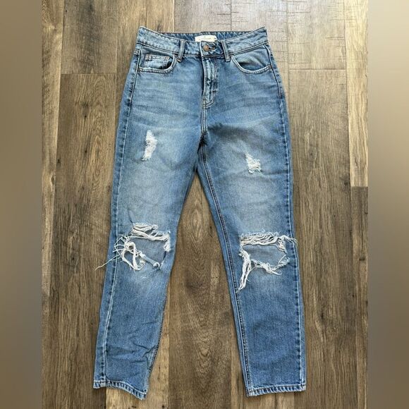 WOMENS DISTRESSED RETROPLITAN JEANS SIZE 26 - Picture 1 of 4